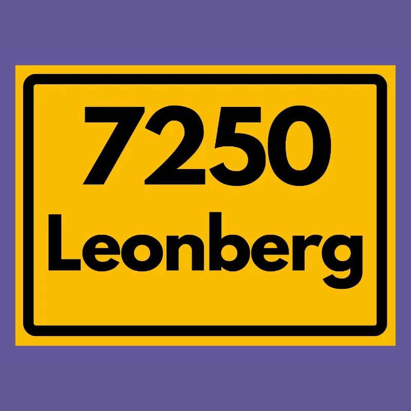 OLD POSTCODE ZIP CODE RETRO 7250 LEONBERG HEIMAT