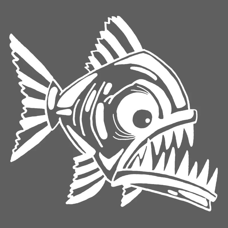 Poisson blanc carnivore