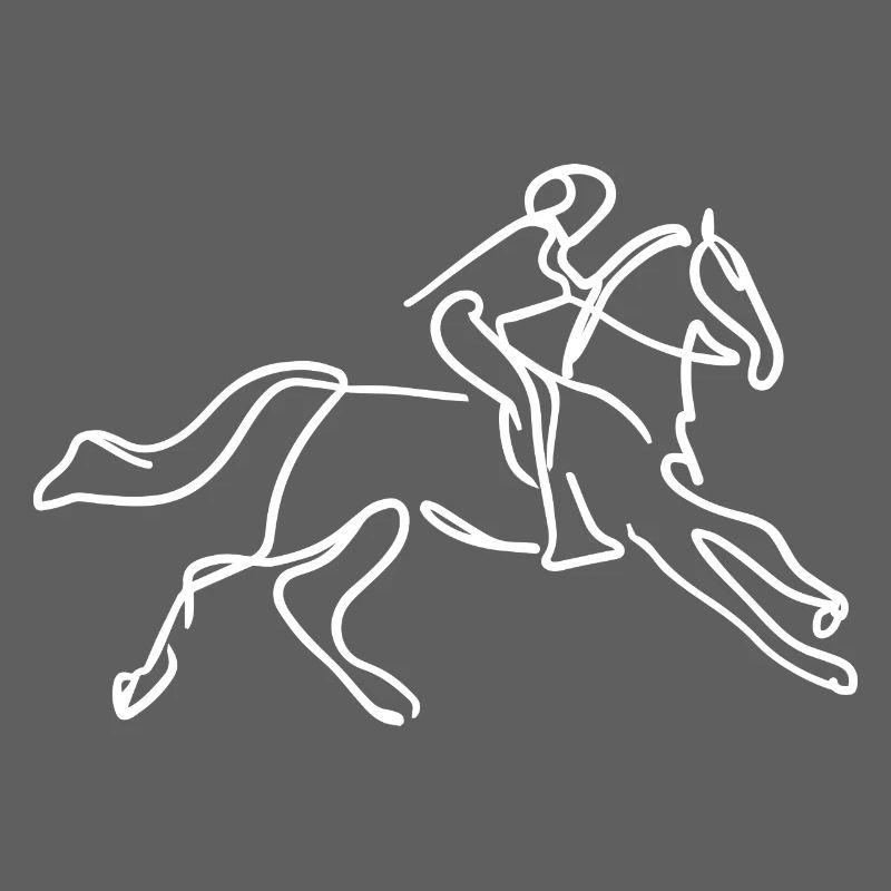 Dessin d’équitation