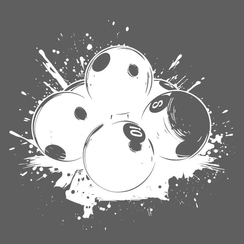 Boules de billard Graffiti
