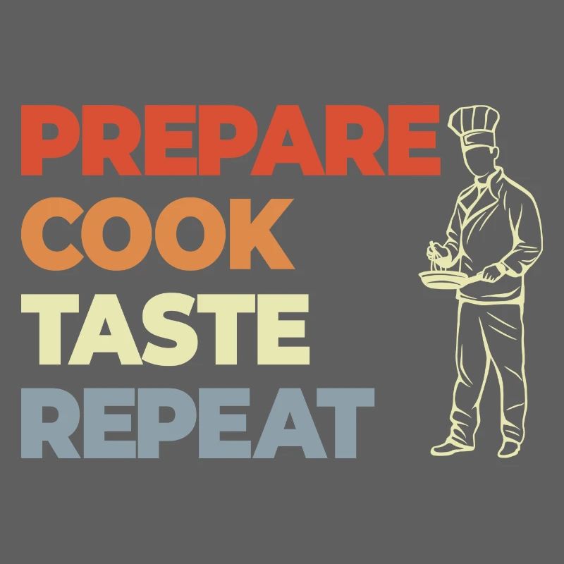 Préparer Cuire Goûter Répéter