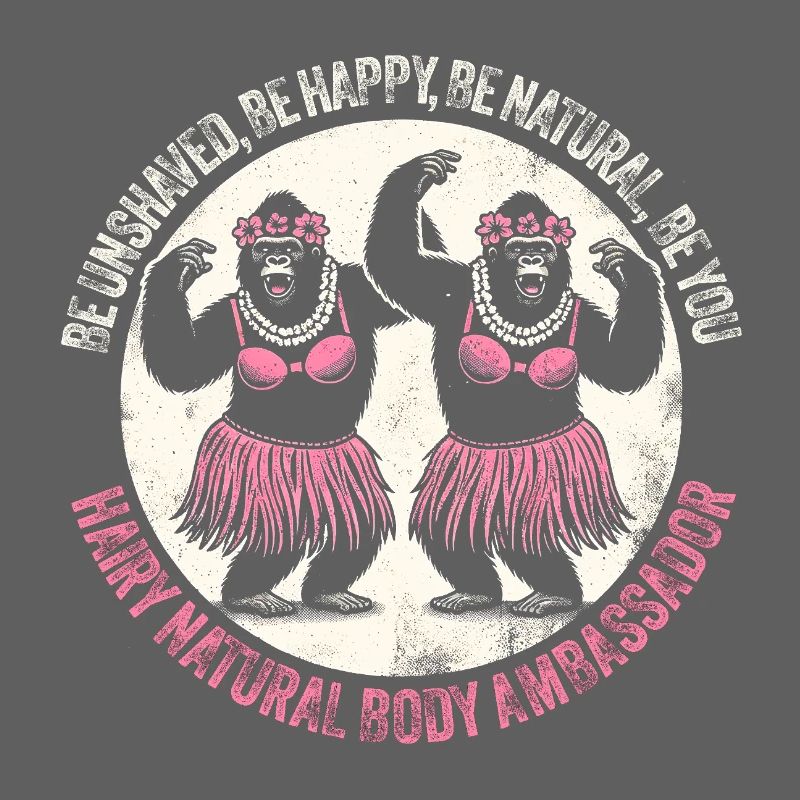 Hula Dancer Gorilla Celebration Tee