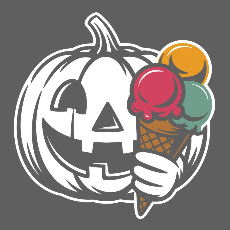 Crème glacée Pumpkin Smile