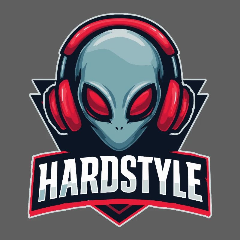HARDSTYLE Alien Kopfhörer Motiv