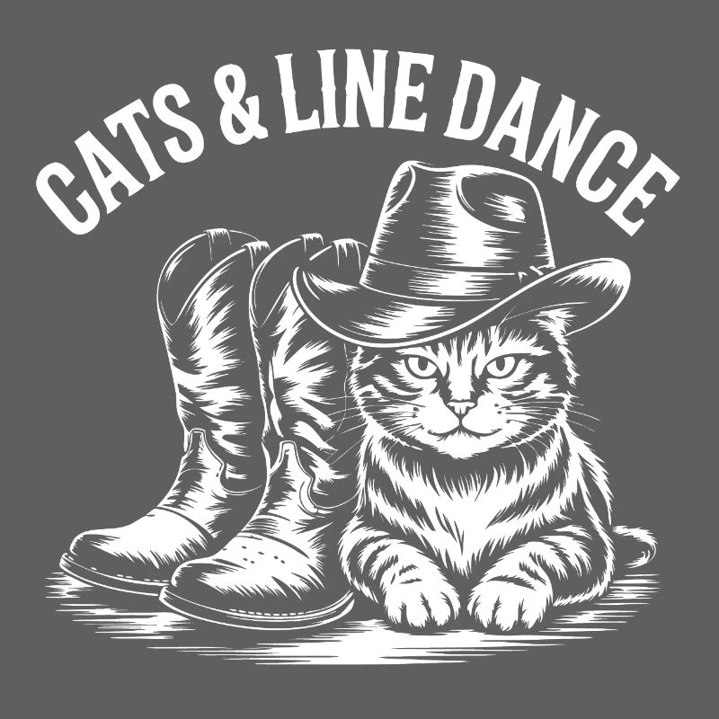 Cat Line Dance Cowboy