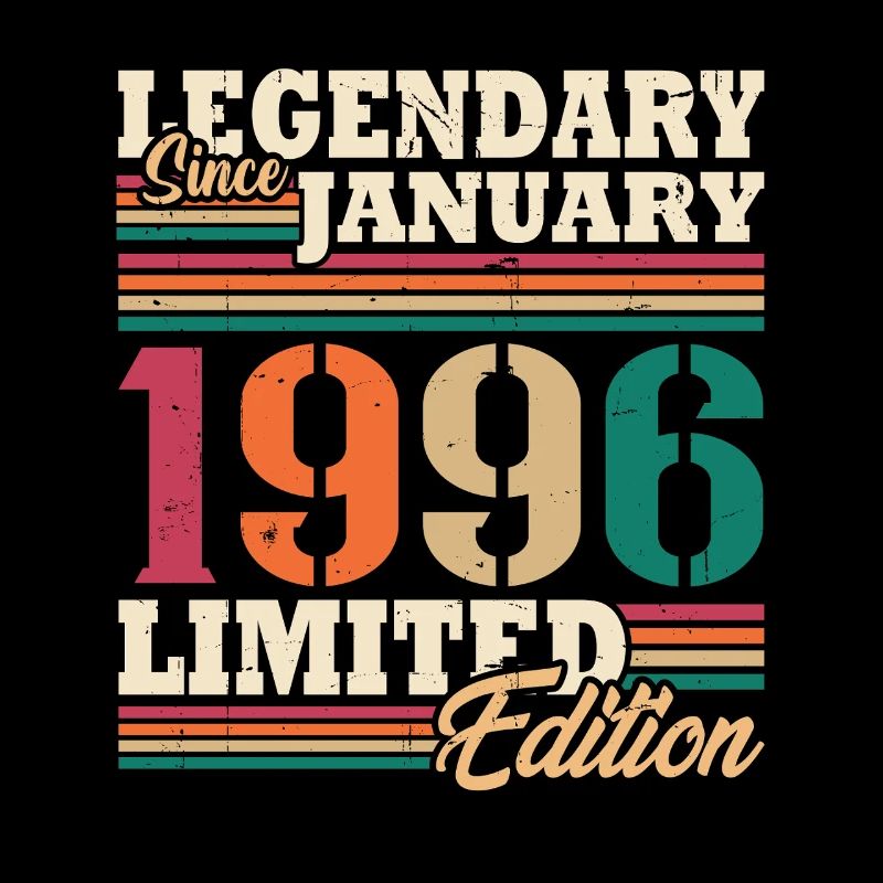 Retro-Geburtstagsgeschenk im Januar 1996