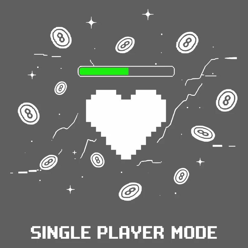 Single Player Mode Gamer Heart