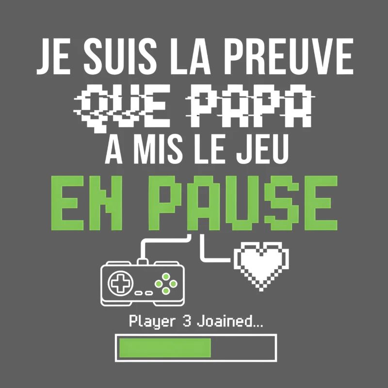 Pause Pixel Vert – Jeu Retro