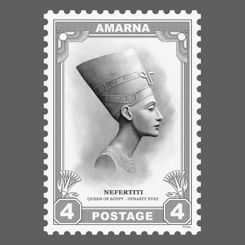 Timbre Néfertiti