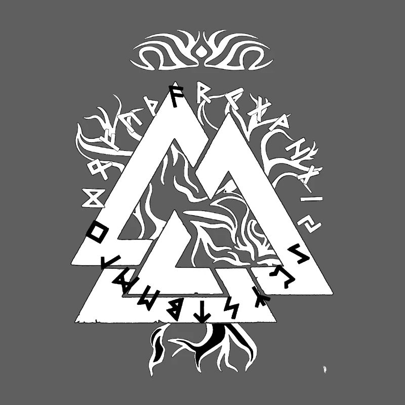Magic Rune Triangle design