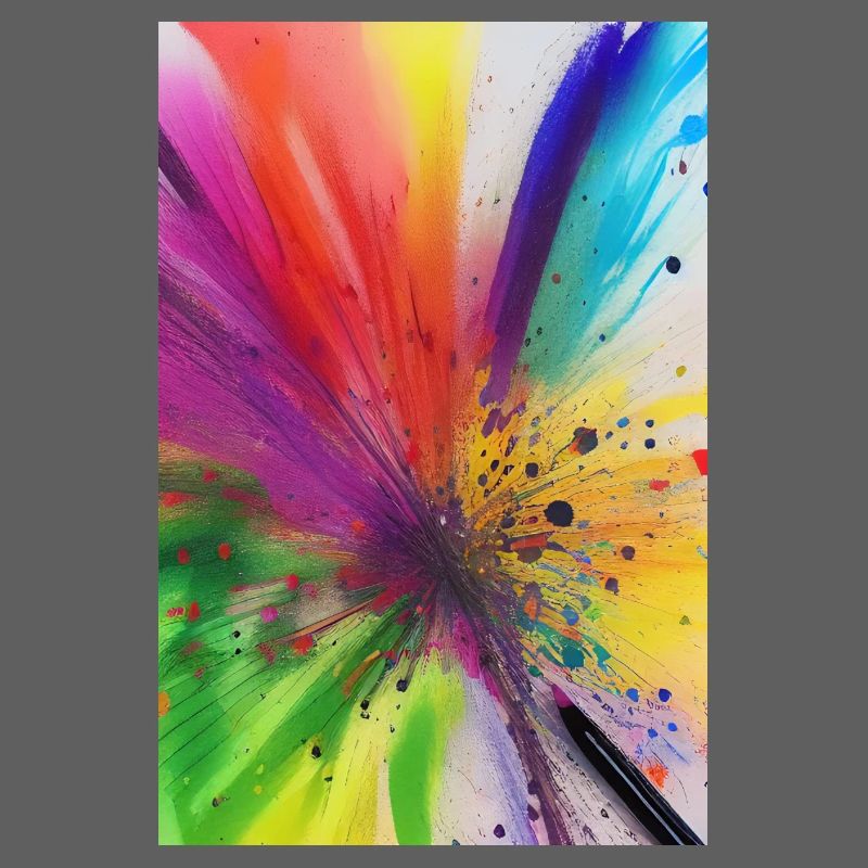 Éclaboussures de couleur