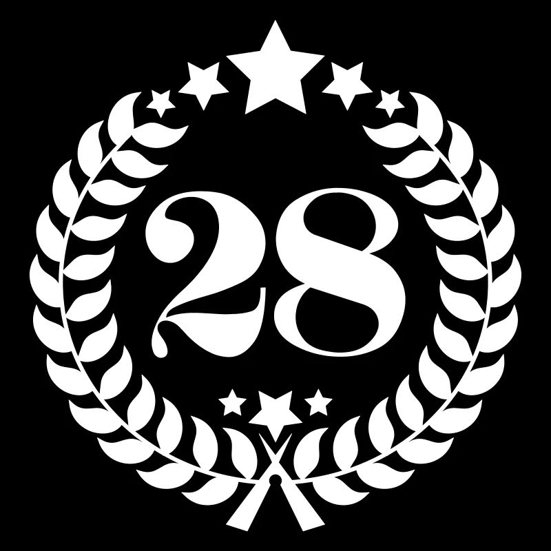 28ter numéro de bague d'anniversaire de 28 ans
