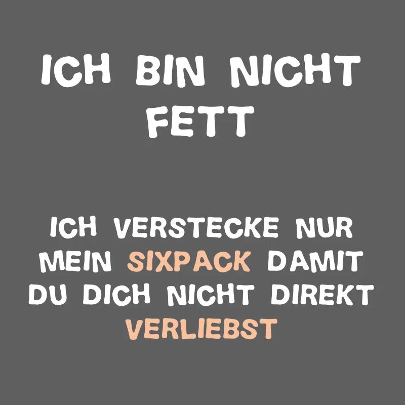 Hide sixpack / humor overweight gift