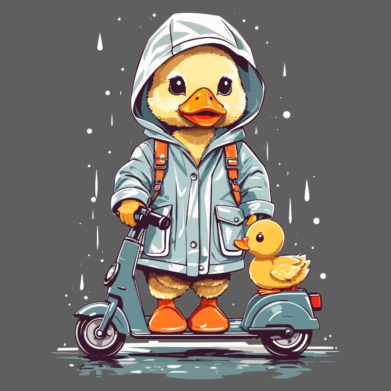 Canard mignon avec rouleau