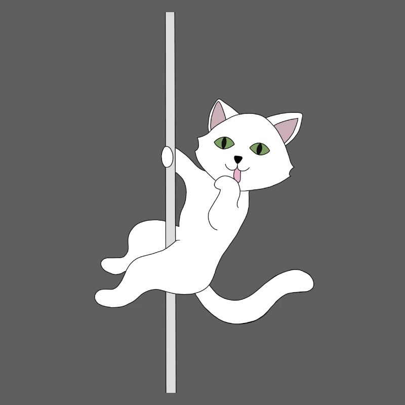 Cat pole dance