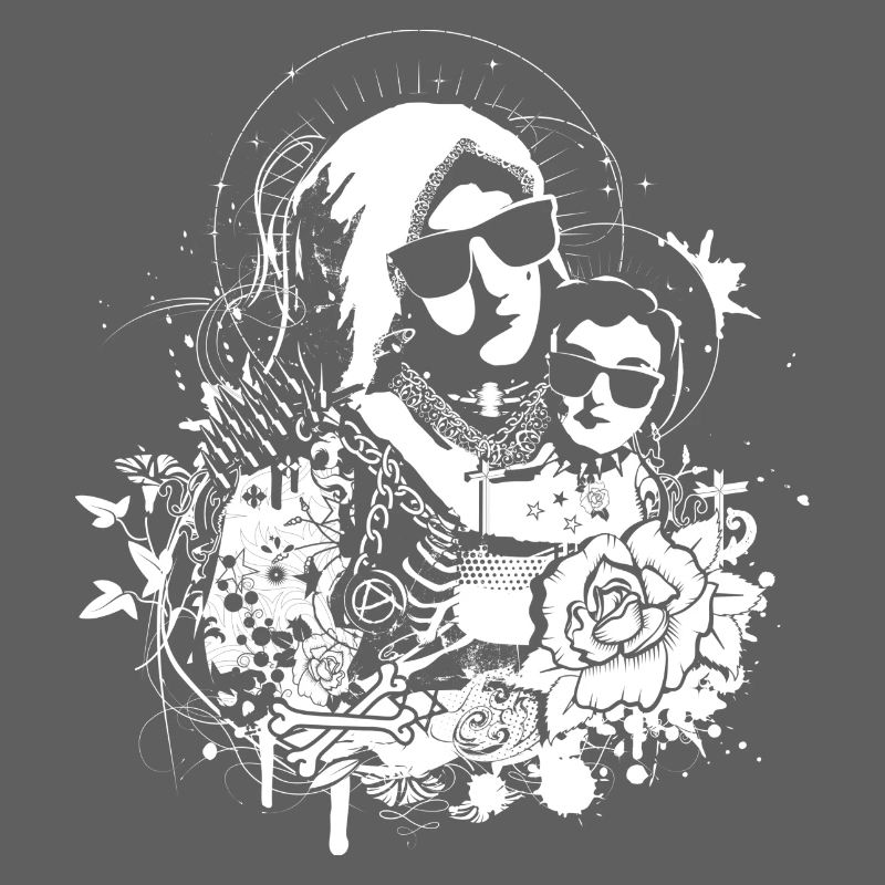 coole Muttergottes mit dem Jesuskind