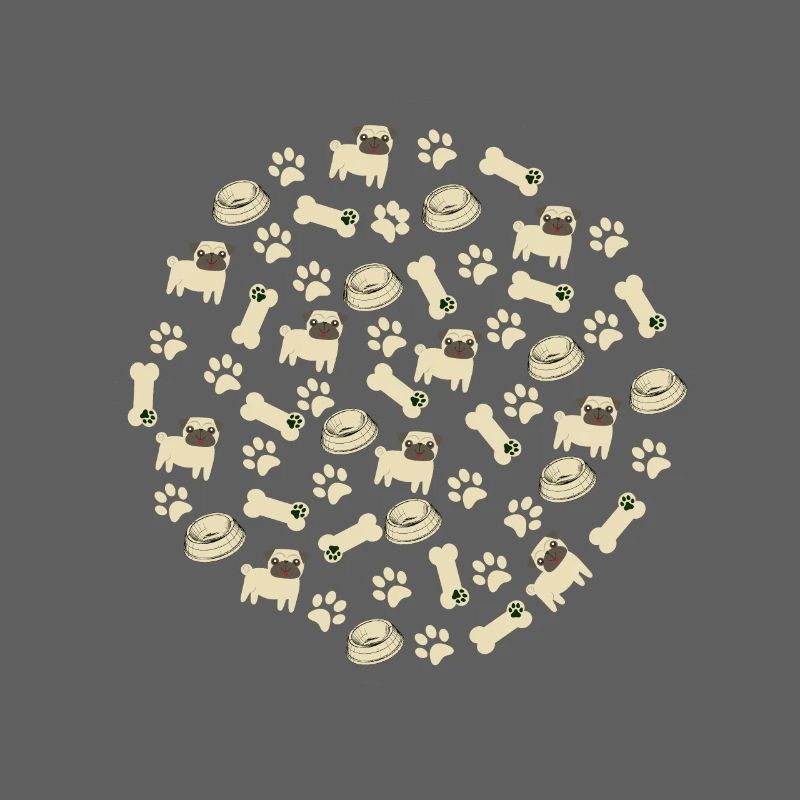 Pug Pattern - Pug Lovers Apparel