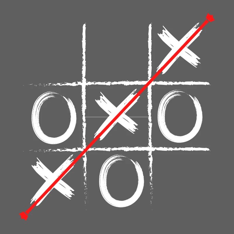 Tic Tac Diagonal Rouge