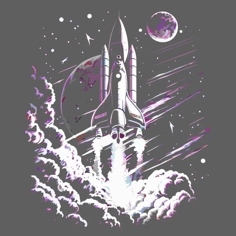 Rocket at take-off