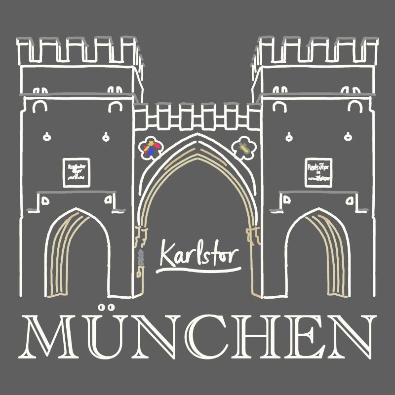 Munich, Karlstor am Stachus
