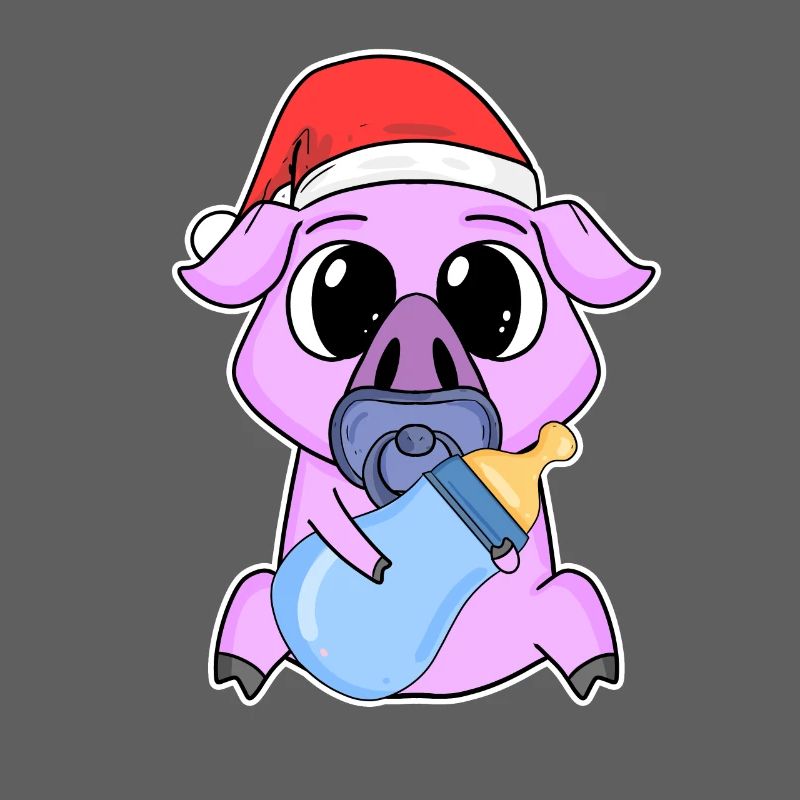 Cochon bébé Noël