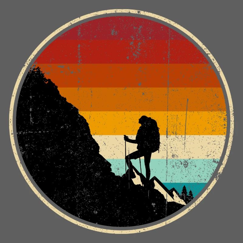 Kletterer am Sunset Retro Circle