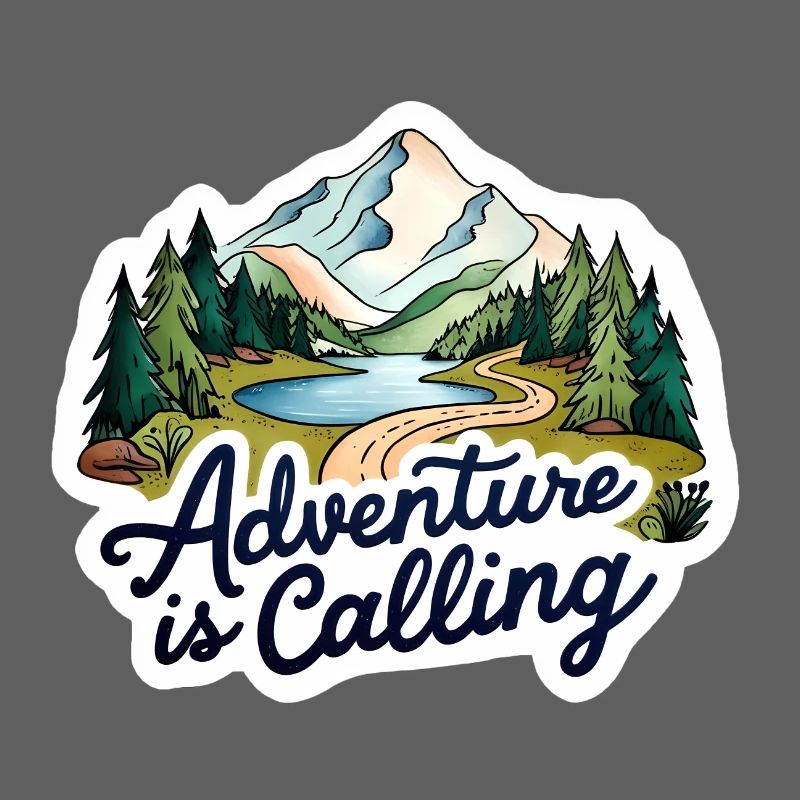 Adventure Is Calling Illustration Design