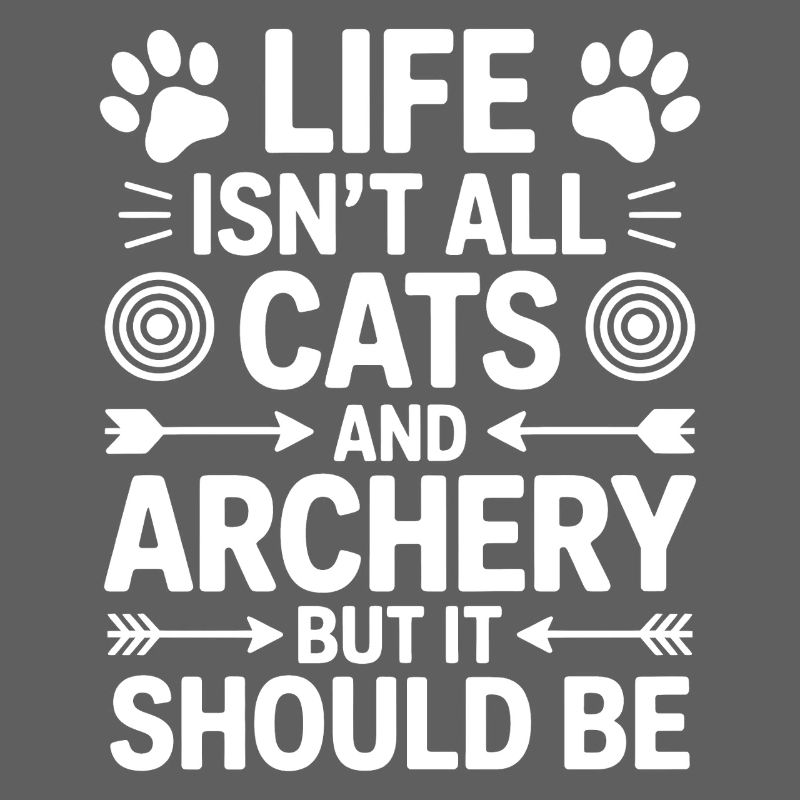 Bogenschießen Spruch Katzen Bogenschießen Geschenk