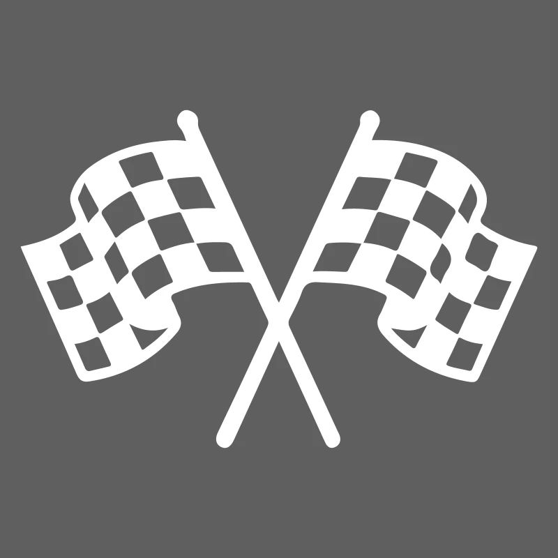 Icône du drapeau de course