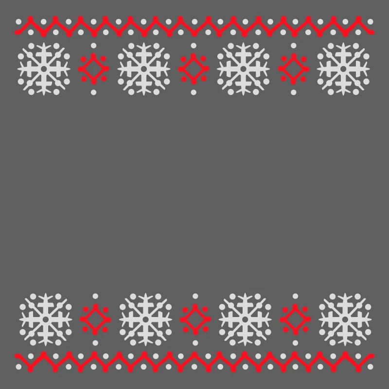 pull moche motif de Noël flocons de neige cool