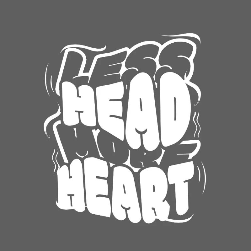 Head Heart Typography