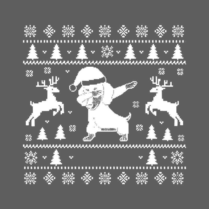 Teckel de Noël laid