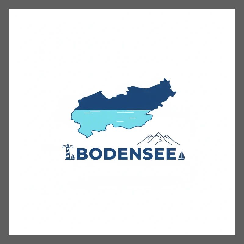 Bodensee Landschaftslogo Seeufer