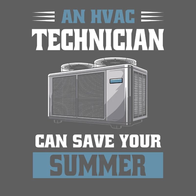 Lustiges HVAC Techniker Design Kälte Wärme Technik