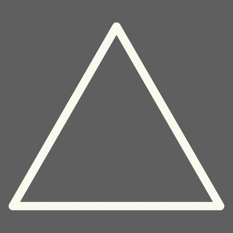 Geometric Shape Triangle Outline