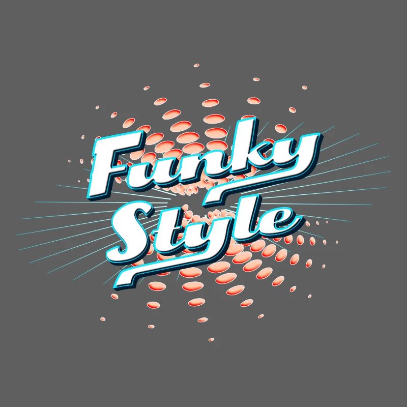 Explosion de néon au style funky
