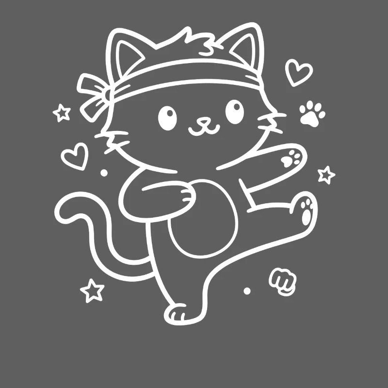 Karate Kawaii Cat