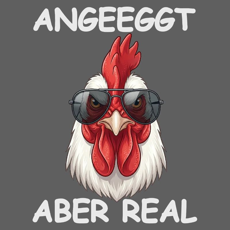 Böses Huhn Hühnerhalter