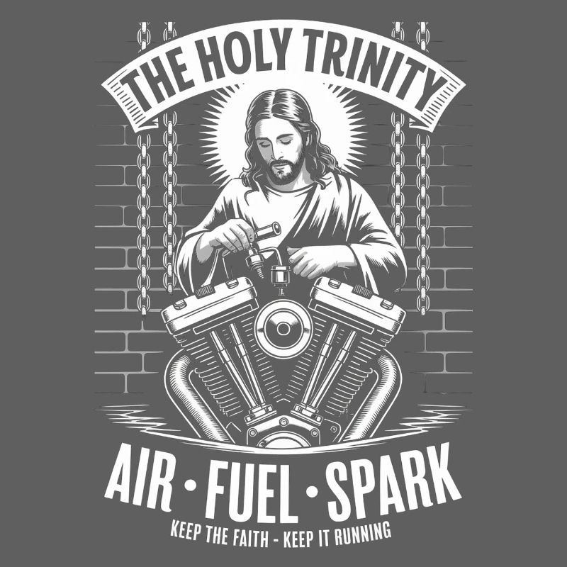 Holy Trinity Motorrad-Motorkunst