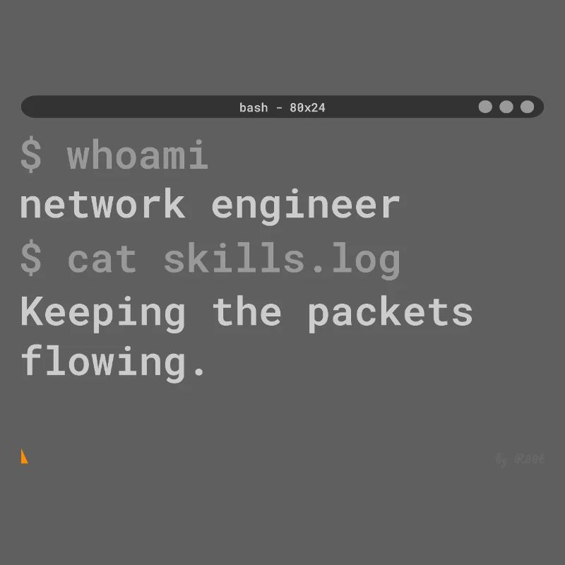 Network Engineer Terminal Design Shirt