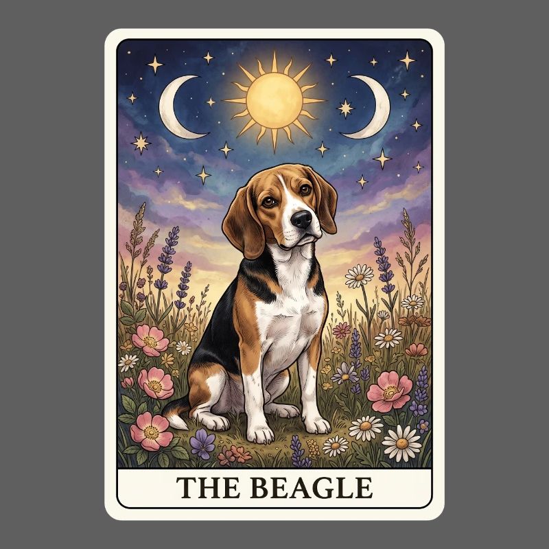 Carte de tarot Beagle