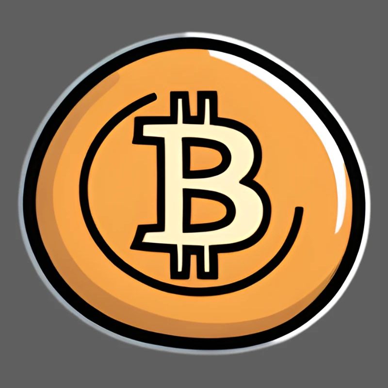 Emblème d’Art de la Pièce Bitcoin