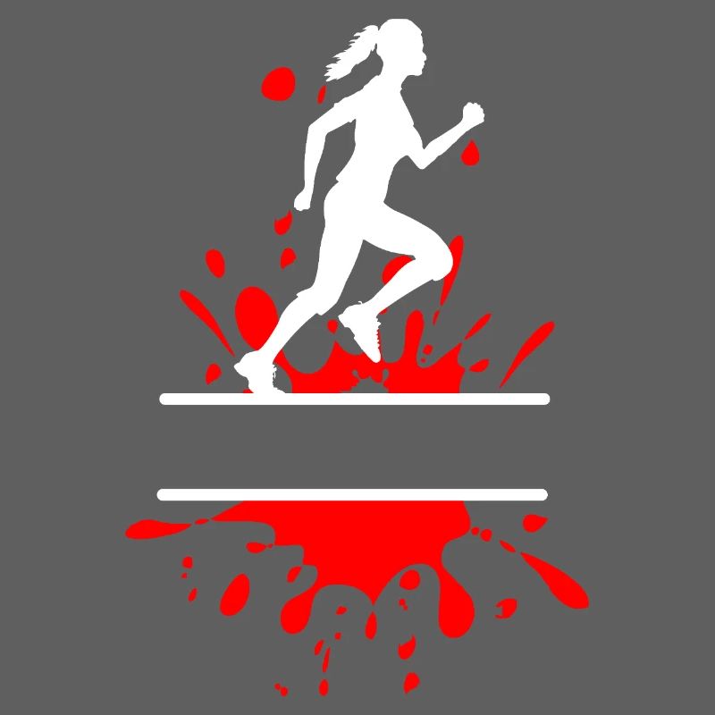 Femme Course dans la boue – Coureuse d’éclaboussures