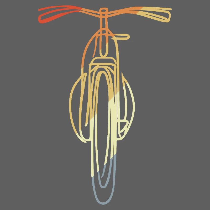 Fahrrad front Illustration