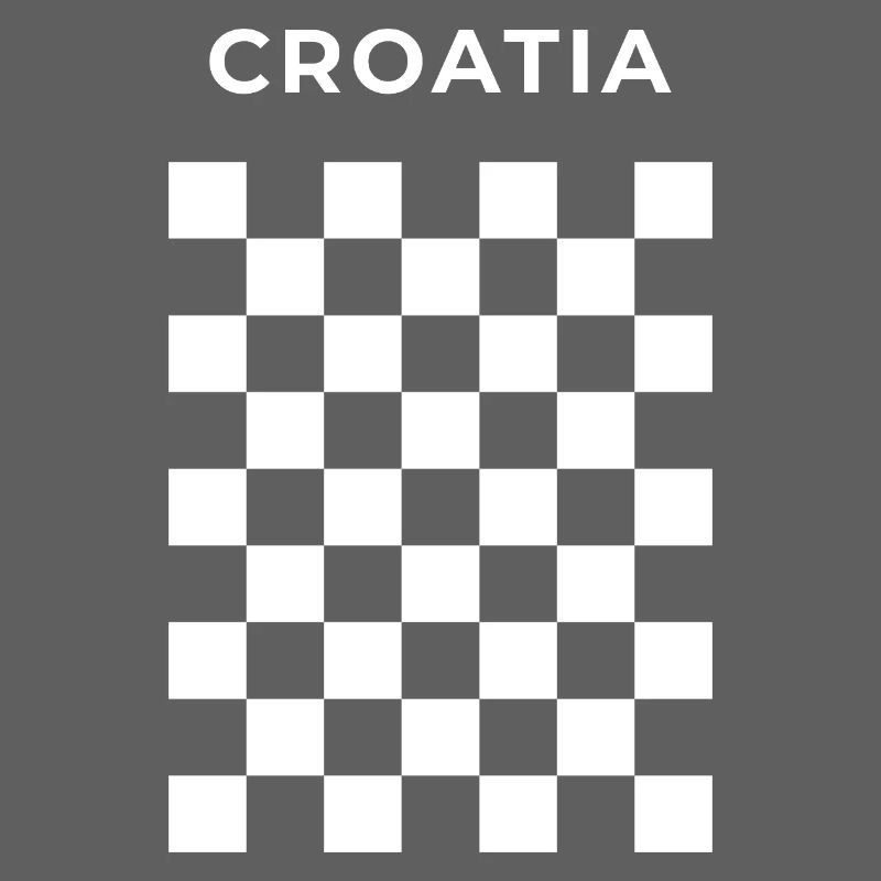 Blanc à damier croate