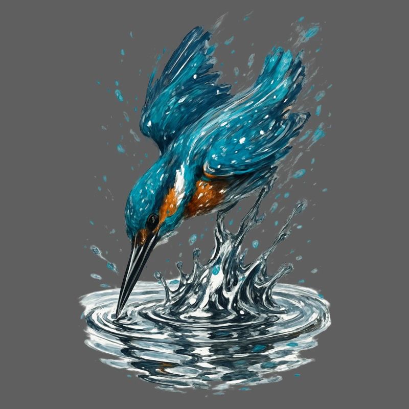 Eisvogel im Einsatz