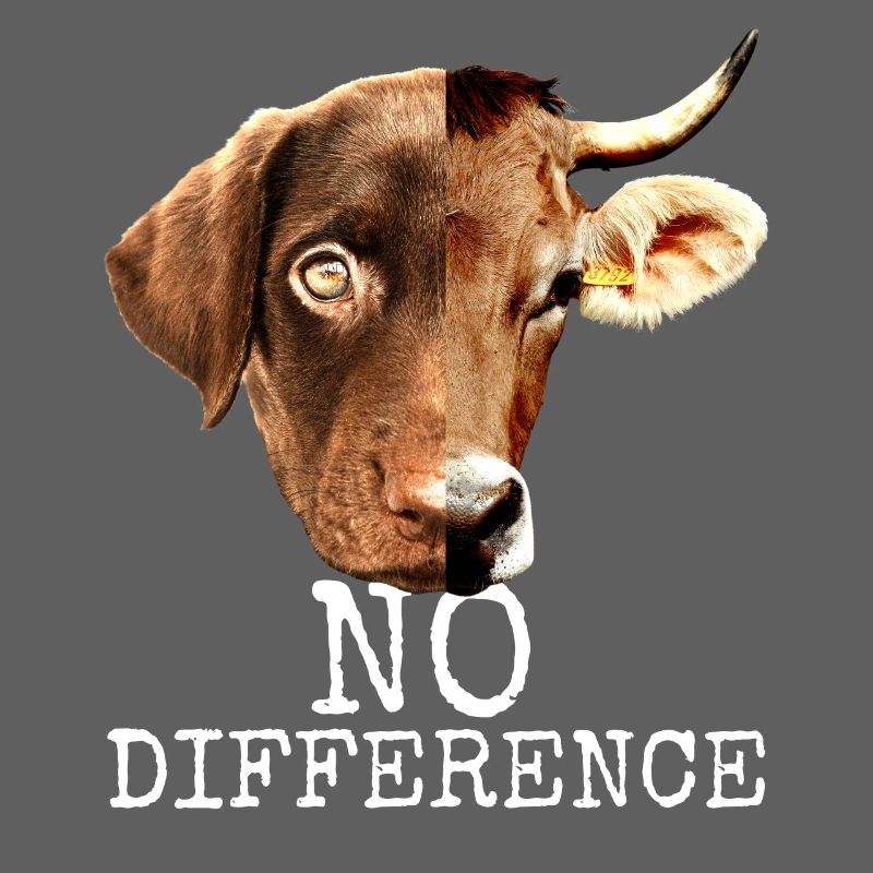 No Difference Pro Vegan Vegetarier Tierschutz