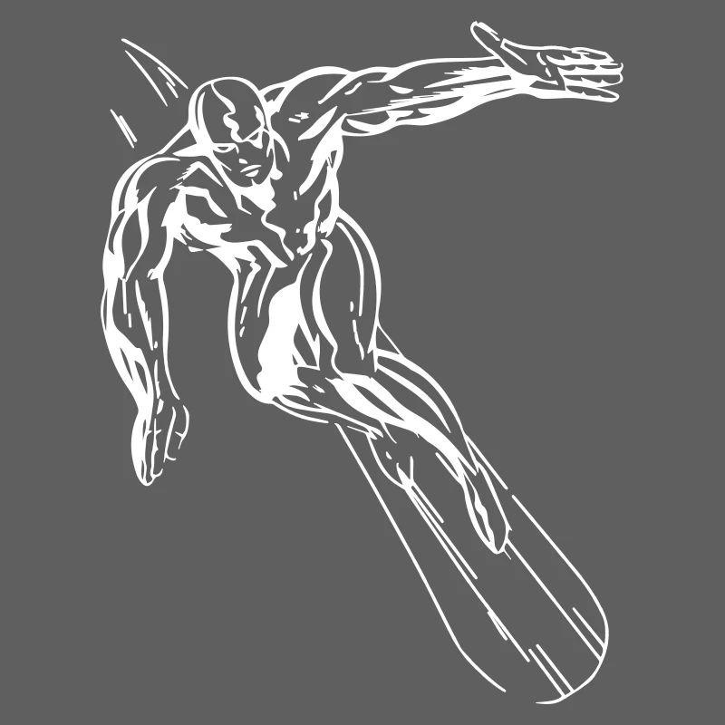 Surf, planche de surf, SilverSurfer - Design