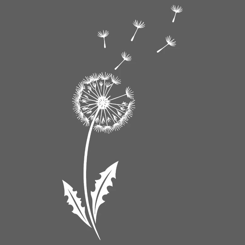 Dandelion Minimal Design – Dandelion Line Art
