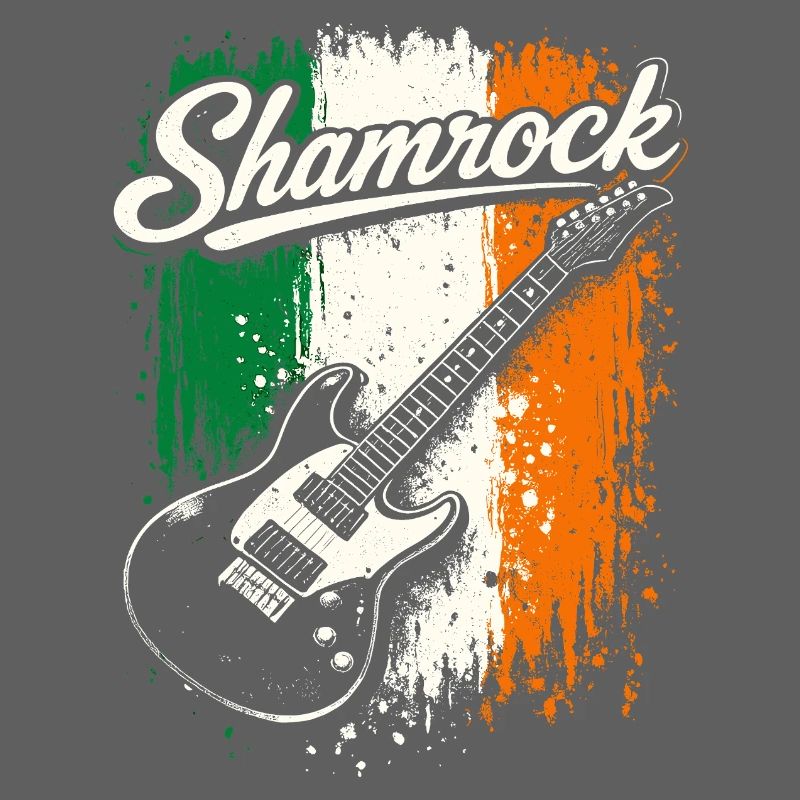 St Patrick E-Gitarre Irish Flag Rock